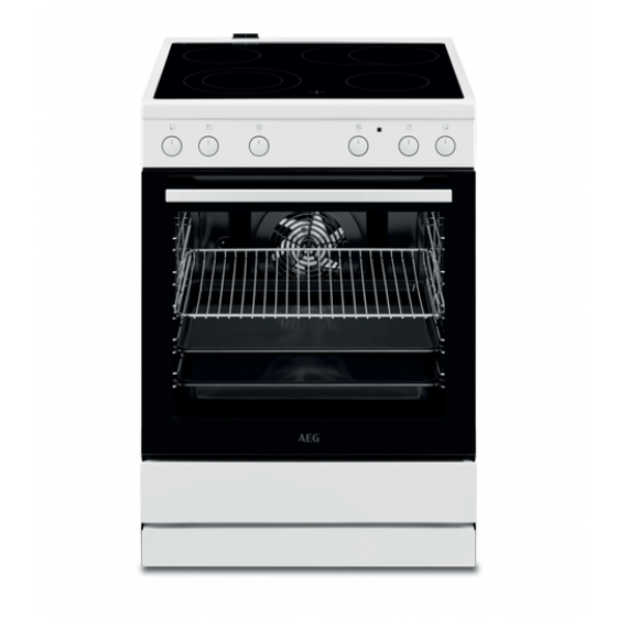 AEG CCB6400NBW Κουζίνα Κεραμική 73lt 60cm Λευκό AEG CCB6400NBW Κουζίνα Κεραμική 73lt 60cm Λευκό